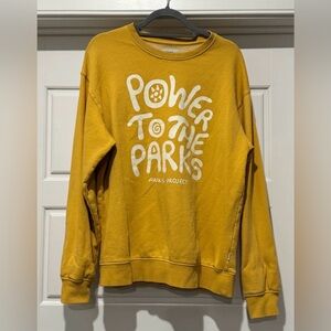 Parks Project Power To The Parks Yellow Crewneck